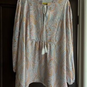 BEAUTIFUL BOHAMIAN STYLE PEASANT TUNIC - SIZE 3XL